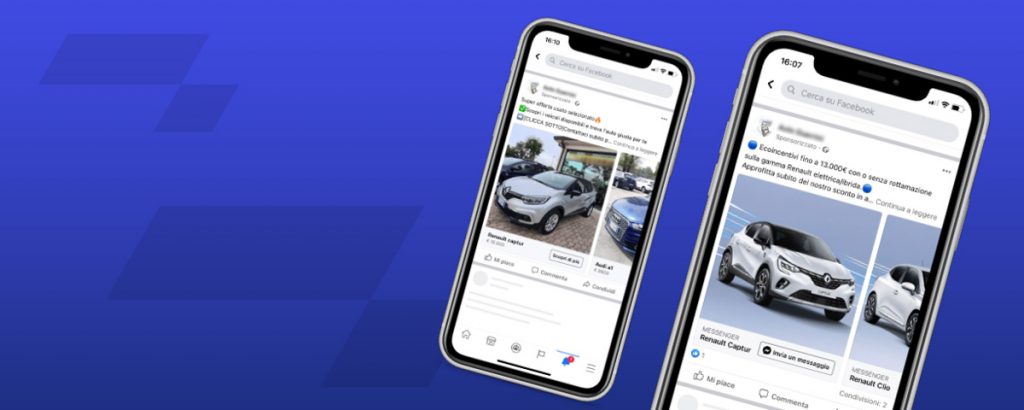 Annunci Facebook per concessionarie